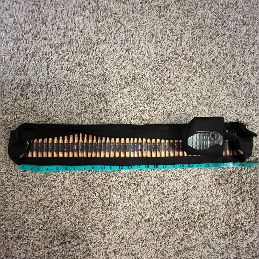 Beer Sling, Beer Ammo Bandolier Design with Grenade Koozie